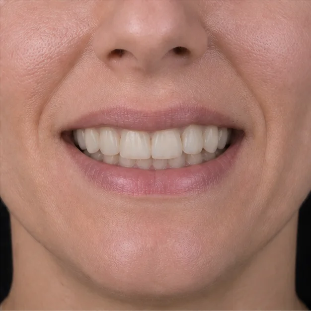 A complete smile direction illustrative after result